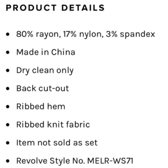 Michael Costello x REVOLVE Ambrose Blush Skirt & Cut Out Top Set NWT - Picture 4 of 6